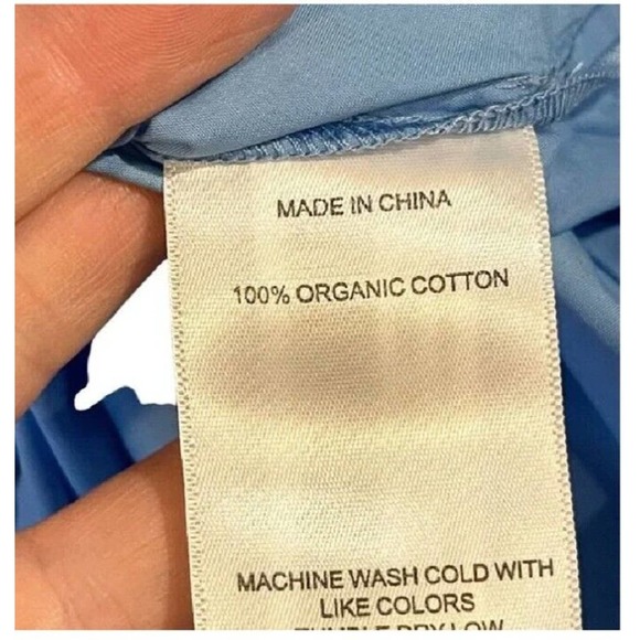 Quince Blue Midi Dress - Picture 5 of 6